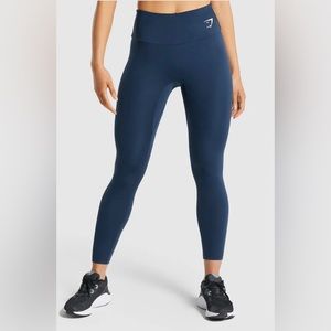 Gymshark navy blue training leggings